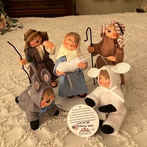 ANNALEE Christmas Pageant 5 piece set